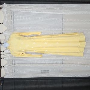 Vintage Midcentury Silk Brocade Cheongsam Maxi Length Tunic W/ Slacks SzXS